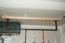 How to Install a Pull up Bar in the Garage 