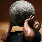 strongman stone ball