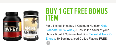 optimum nutrition buy 1 get one free coupon