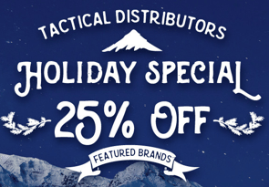 tactical distributors holiday special discount