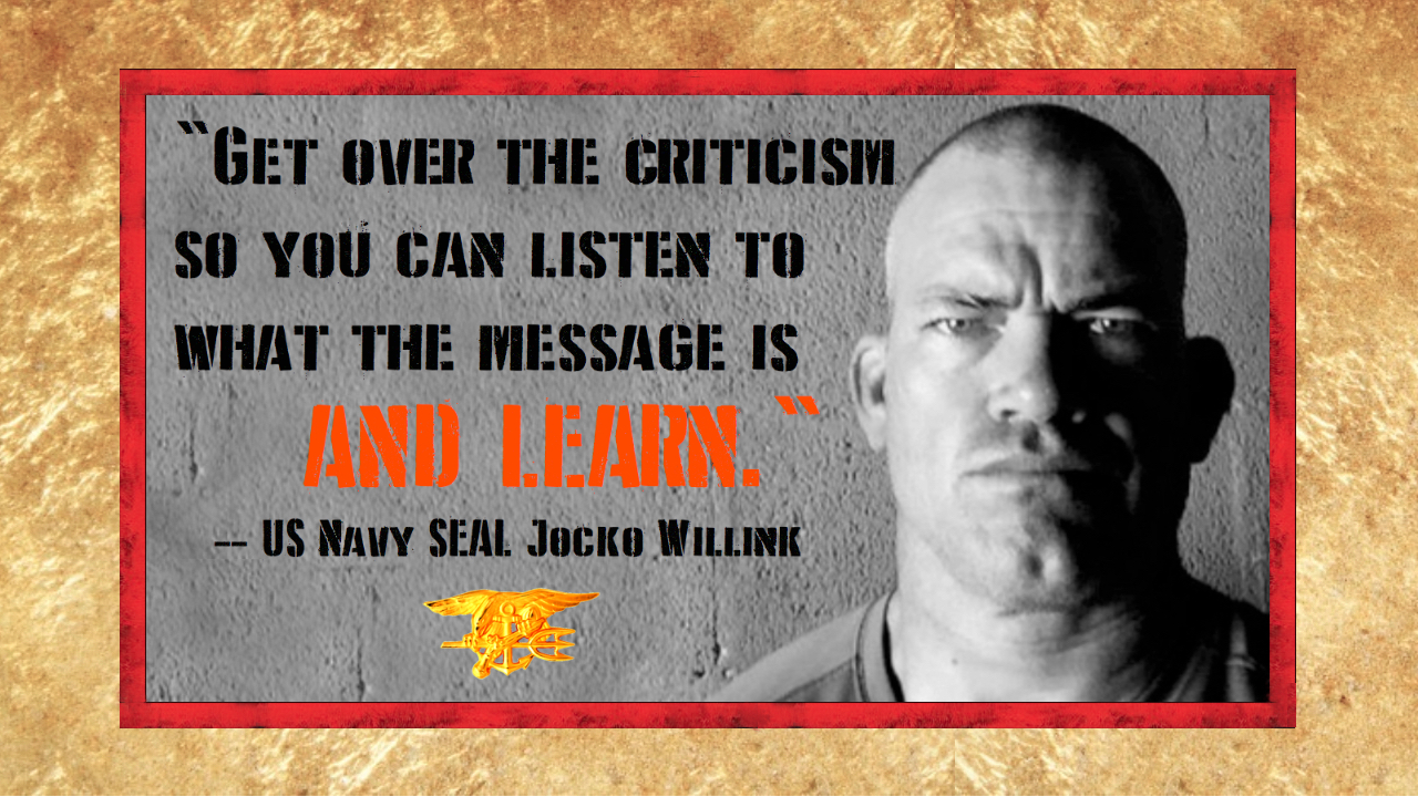 Featured image for “US Navy SEAL Jocko Willink on Not Taking Criticism too Personally”