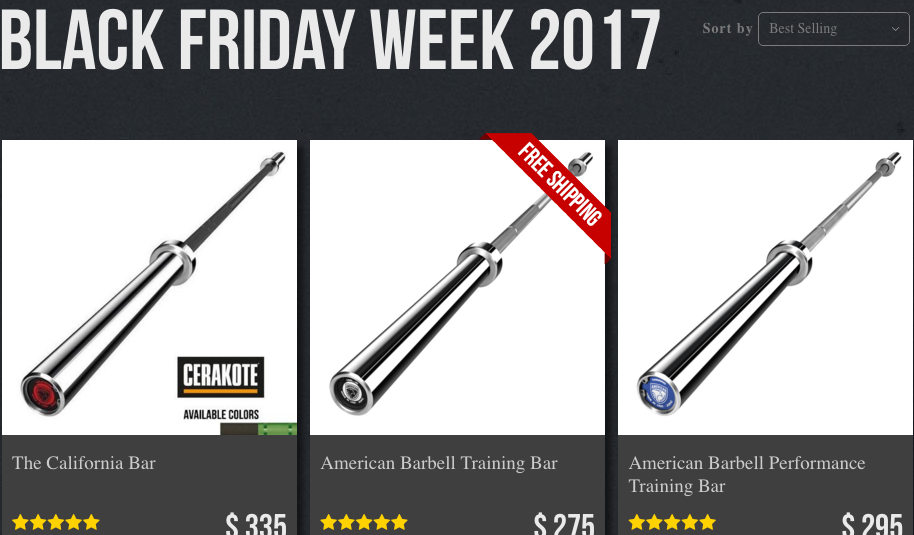 American Barbell Coupon Codes for Black Friday
