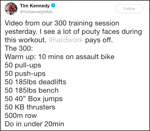 maske Crack pot kulstof Tim Kennedy Workouts | SEALgrinderPT