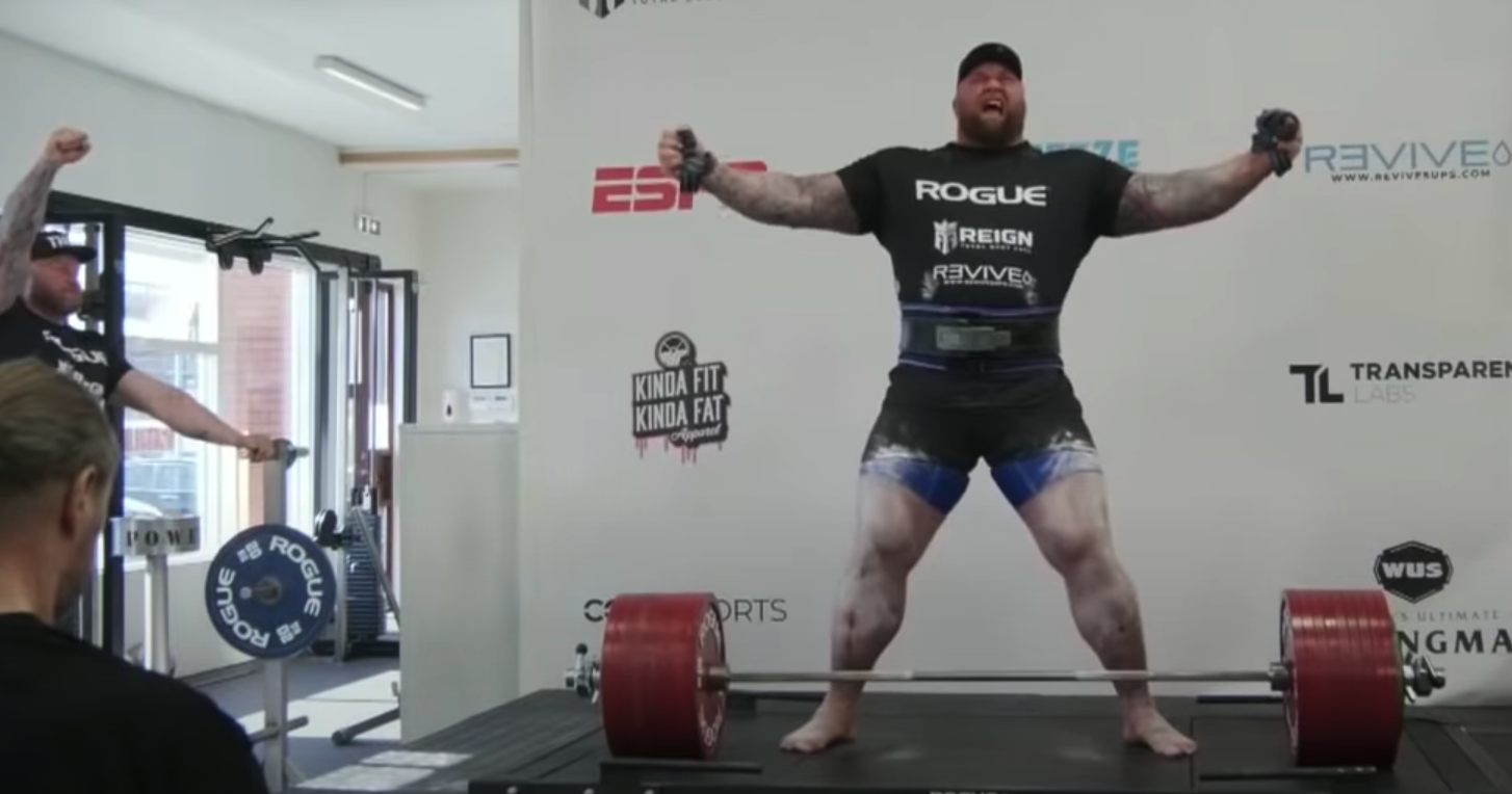 World Record Deadlift! The Mountain from Game of Thrones sets new ...